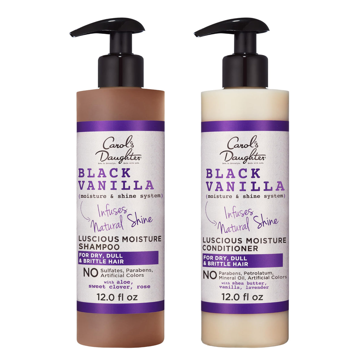 Carol's Daughter front packaging showing product duo and benefits