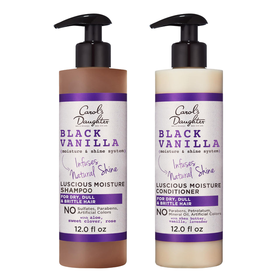 Carol's Daughter front packaging showing product duo and benefits