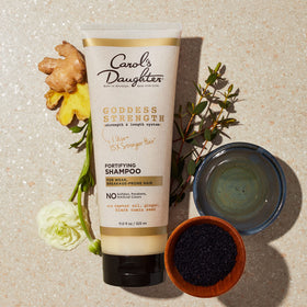 Carol's Daughter raw ingredients black cumin seed and castor oil focus