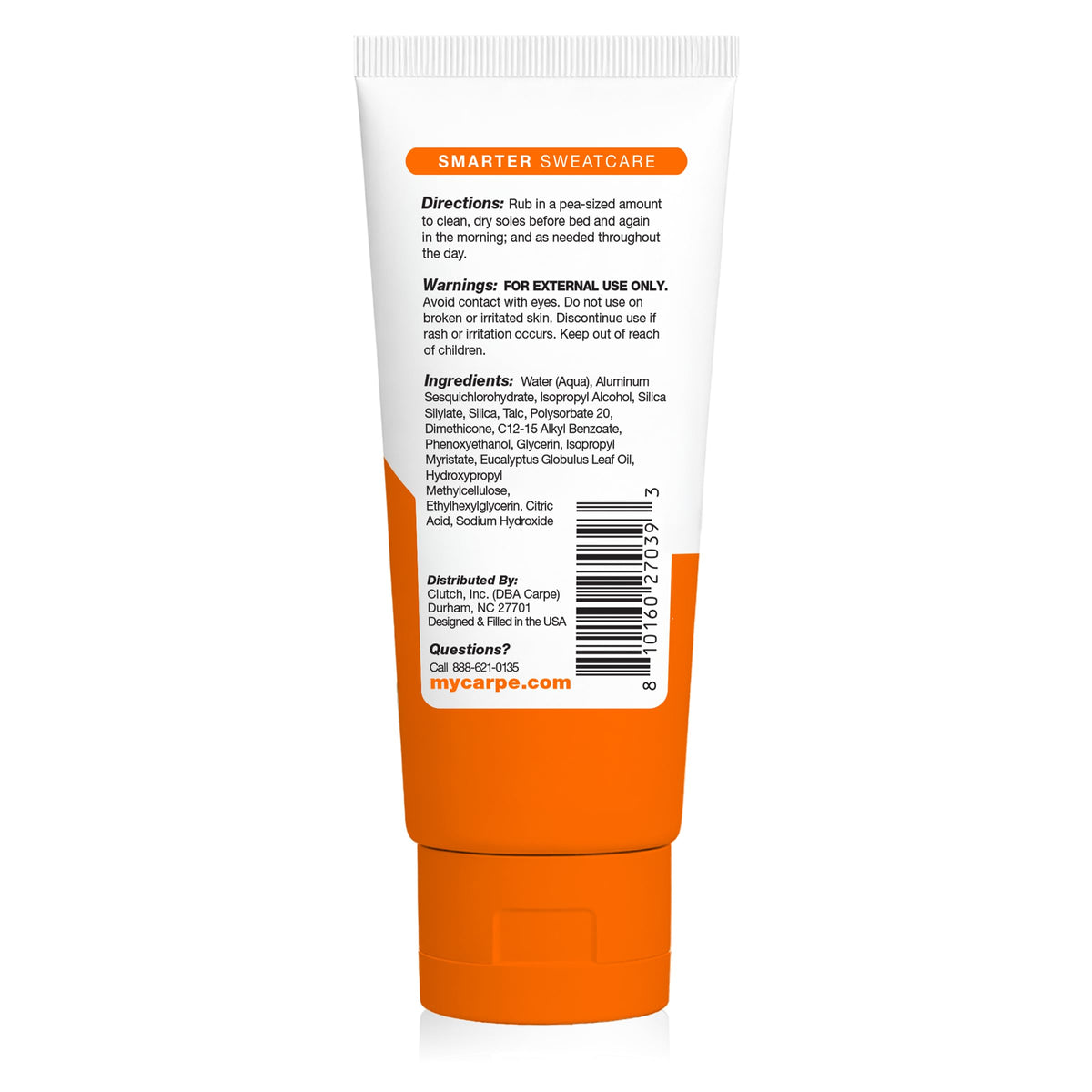 Carpe nighttime routine with lotion showing easy pre-bed application