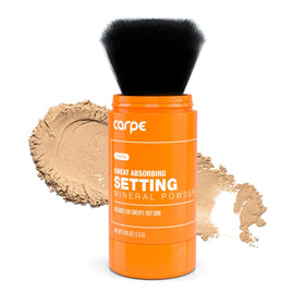 Carpe front packaging of translucent mineral powder showing brand and product