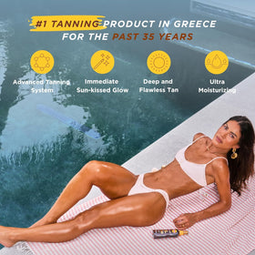 Carroten before and after tan comparison showing deeper bronzing benefit