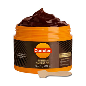 Carroten front packaging tube showing product branding and compact size benefit