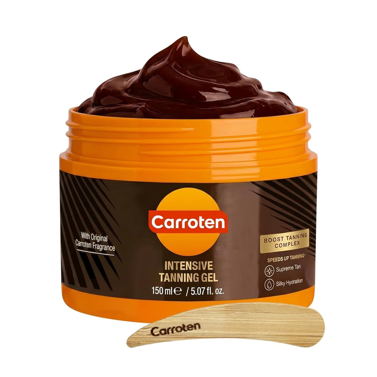 Carroten front packaging showing bottle and brand for quick identification