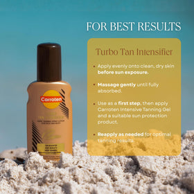 Carroten ingredients label detail highlighting carrot and coconut oils