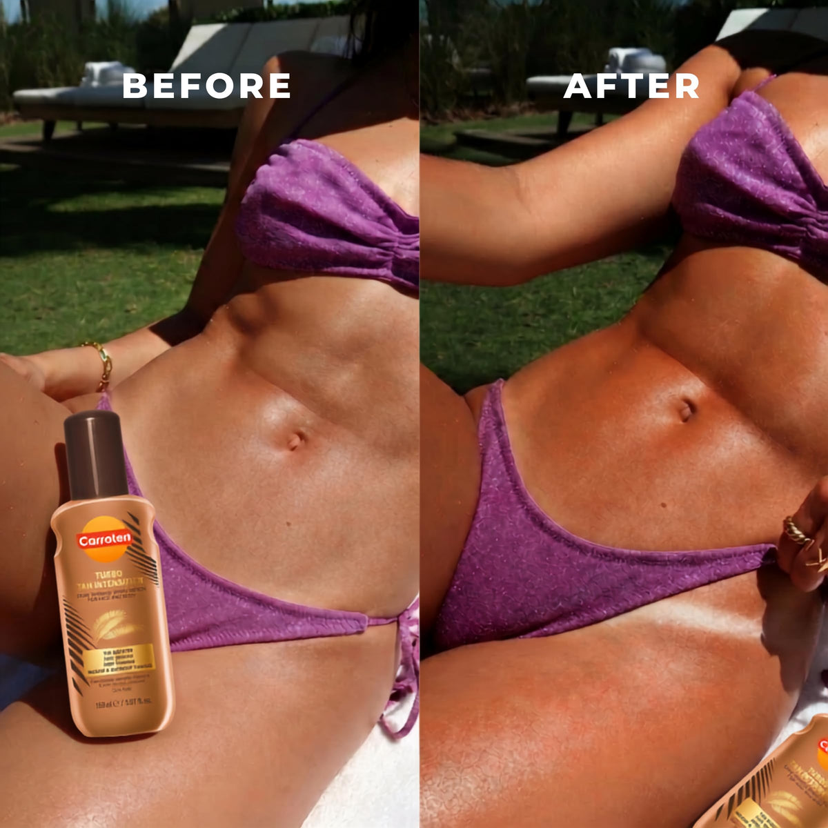 Carroten Turbo Tan spray nozzle close-up for quick-drying application