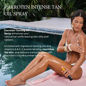 Carroten closeup of oil texture highlighting moisturizing silky hydration