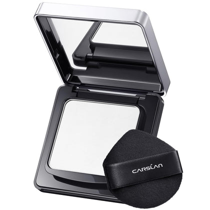 CARSLAN compact front packaging showing sleek matte case and label benefit