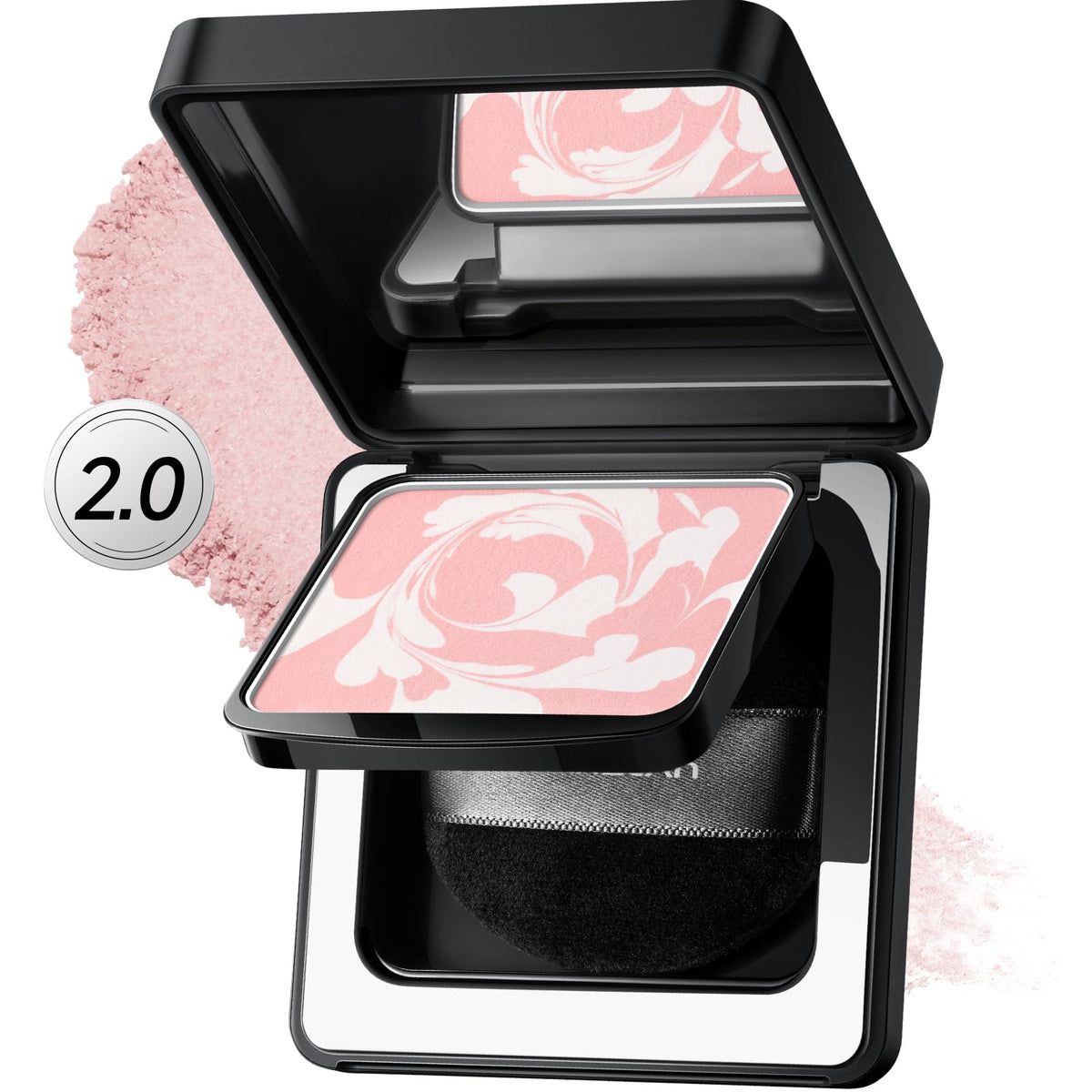 CARSLAN compact front packaging showing sleek case and shade for effortless storage