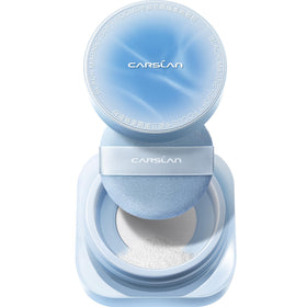 CARSLAN front packaging showing powder jar and branding for long-lasting wear
