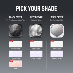 CARSLAN powder inside handbag lifestyle scene for quick touch-ups