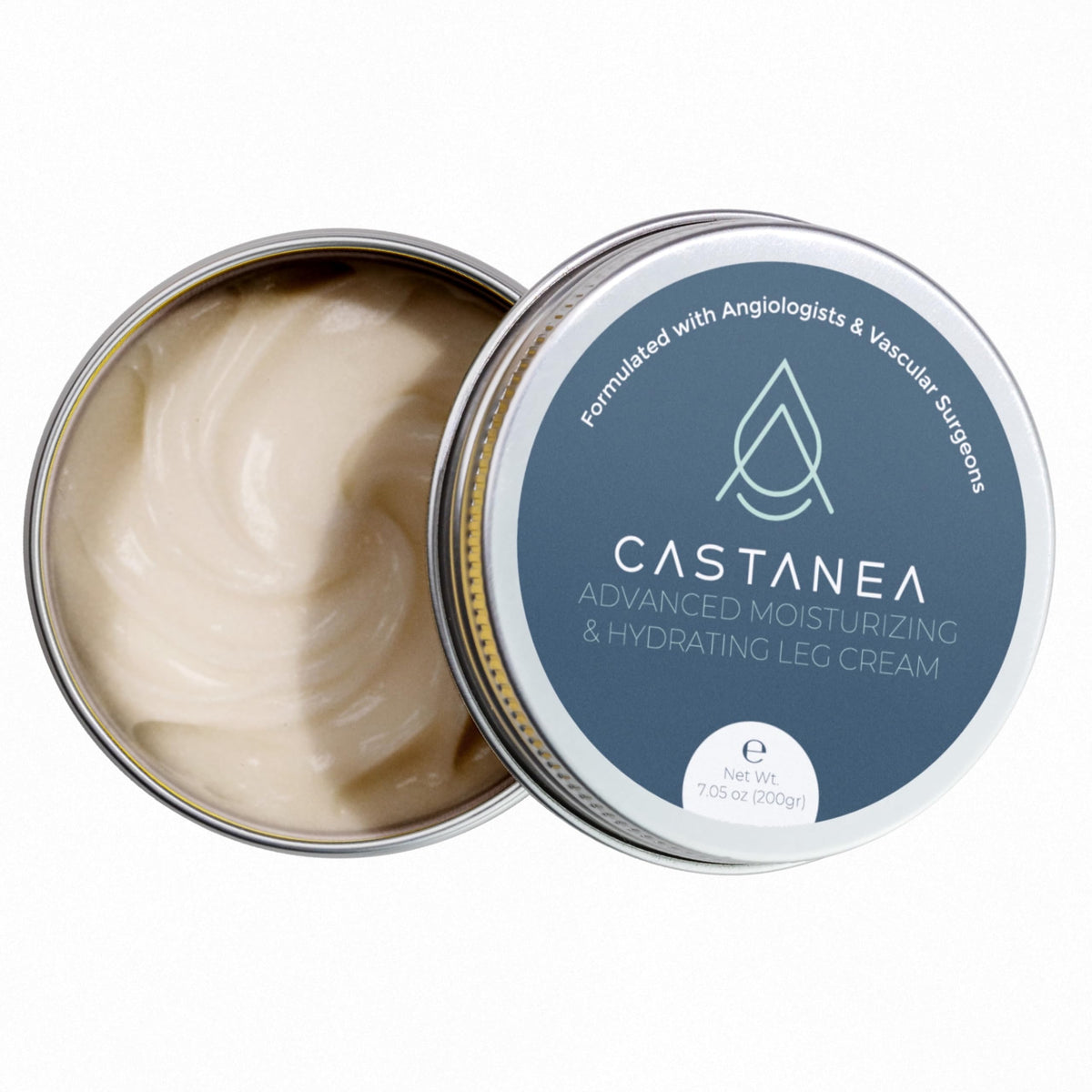 CASTANEA front packaging showing product for refreshed legs