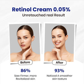Castel Royale cream being applied to fingers demonstrating lightweight spreadability and quick absorption
