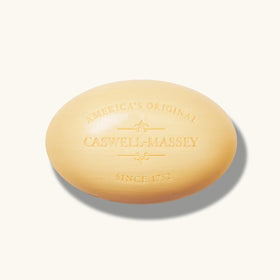 Caswell-Massey ingredients panel highlighting plant-based, gentle formula