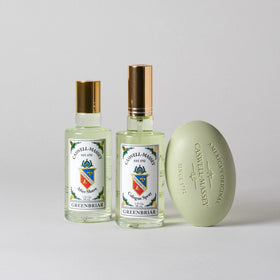 Caswell-Massey in bathroom lifestyle setting for daily grooming use