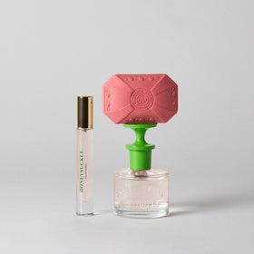 Caswell-Massey textured soap surface showing dense triple-milled composition and durability