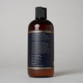 Caswell-Massey label heritage logo close emphasizing American-made quality