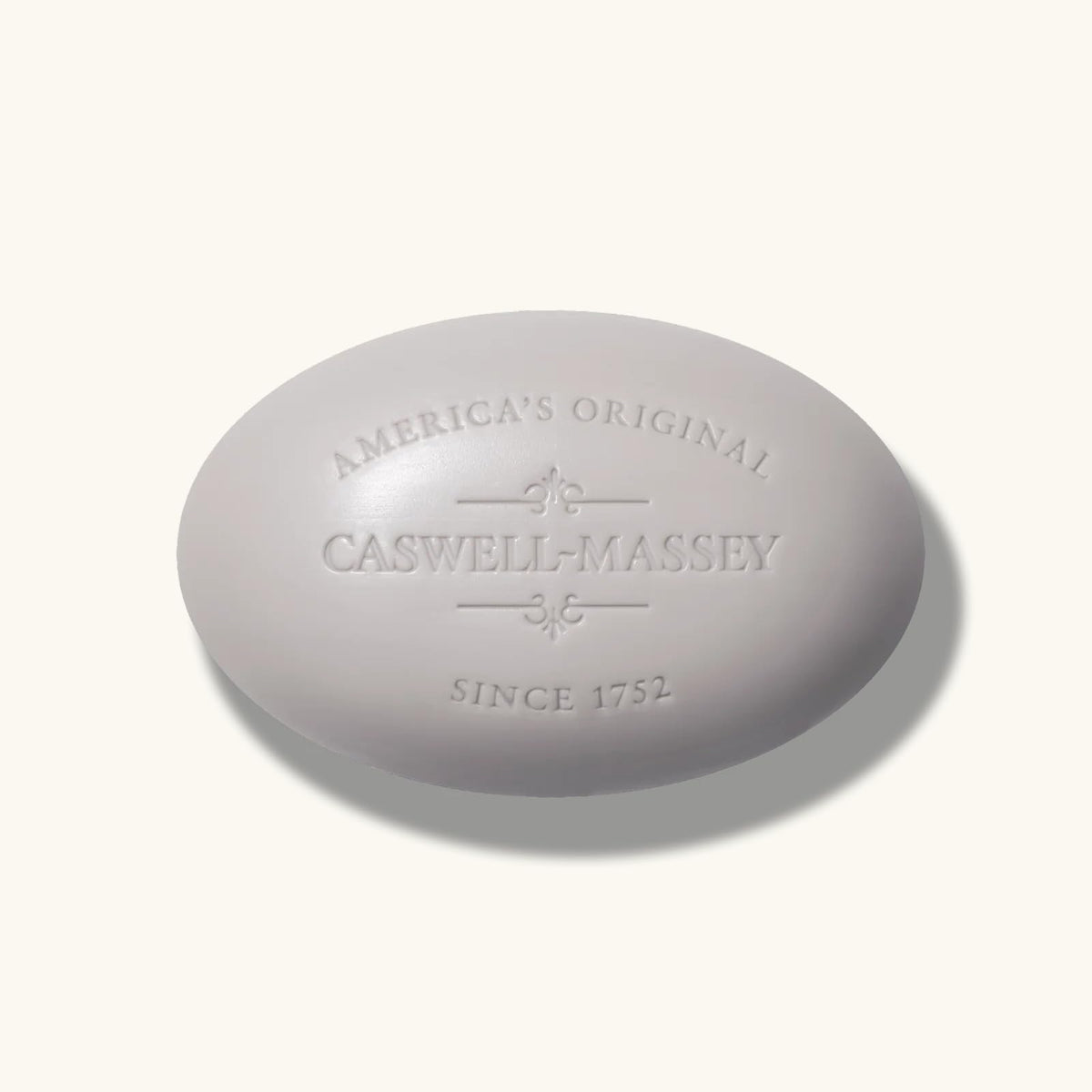 Caswell-Massey soap in bathroom setting projecting refined daily grooming ritual