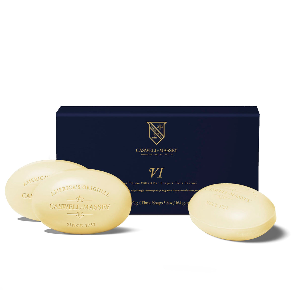 Caswell-Massey front packaging showing classic Number Six branding and gift appeal