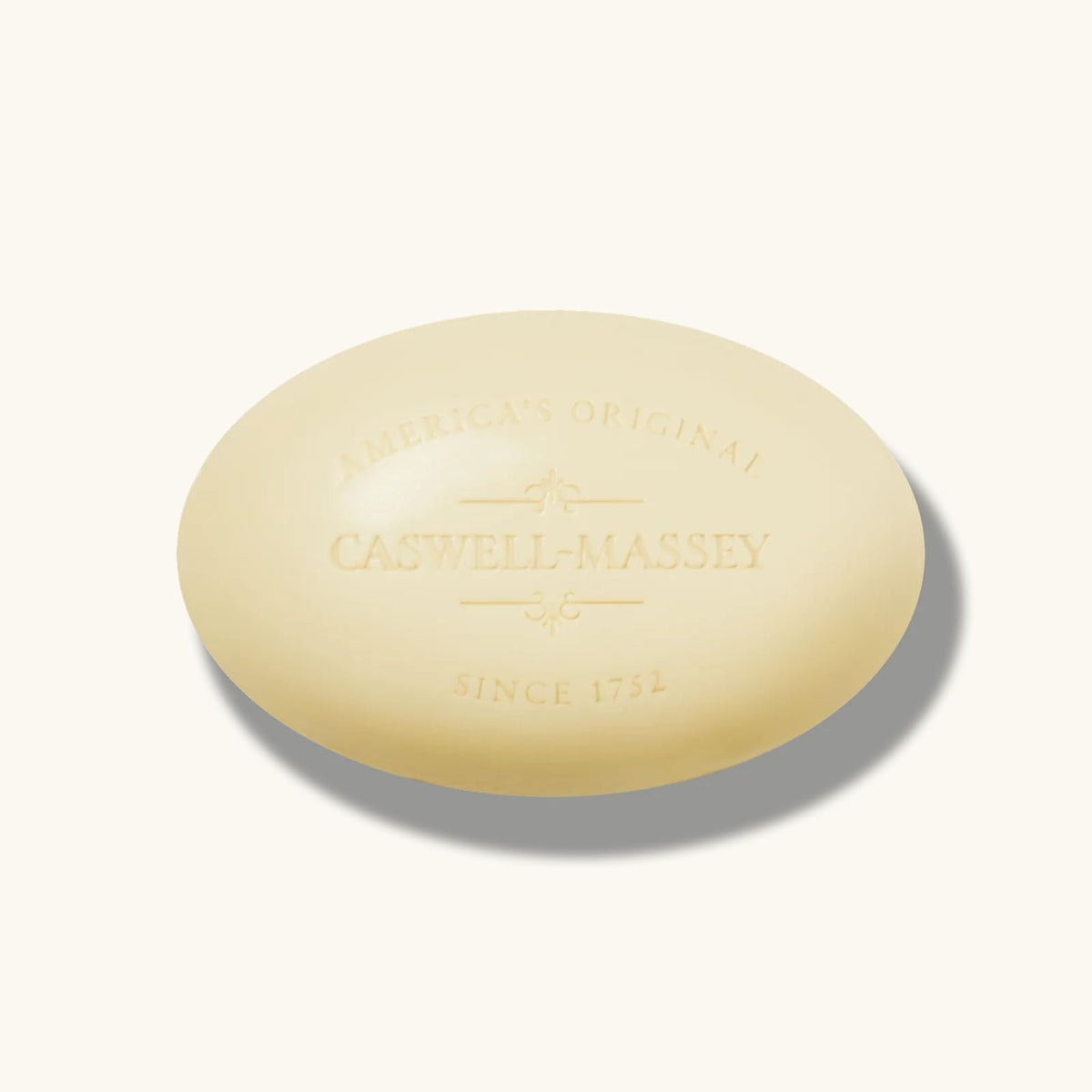 Caswell-Massey bars on bathroom countertop suggesting daily grooming use