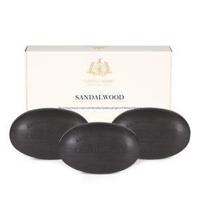 Caswell-Massey front packaging showing elegant gift-ready box and branding benefit