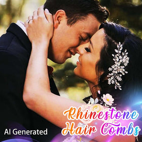 Catery side profile worn in hair demonstrating secure placement and flattering angle