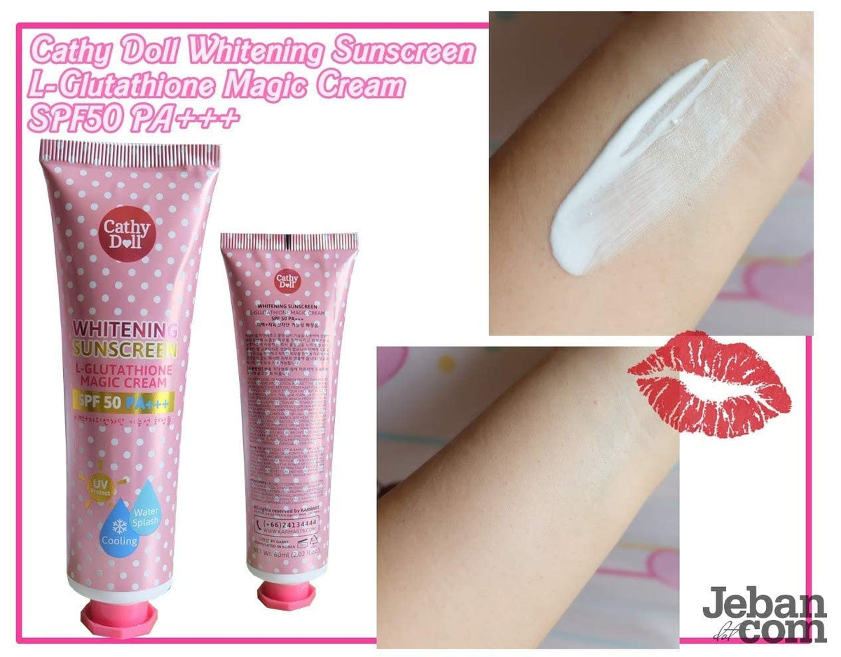 Cathy Doll applied on arm demonstrating even coverage and brightening benefit
