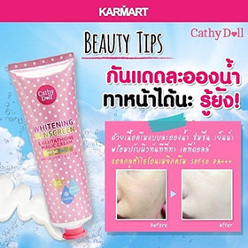 Cathy Doll cap and dispenser detail showing secure packaging and convenience