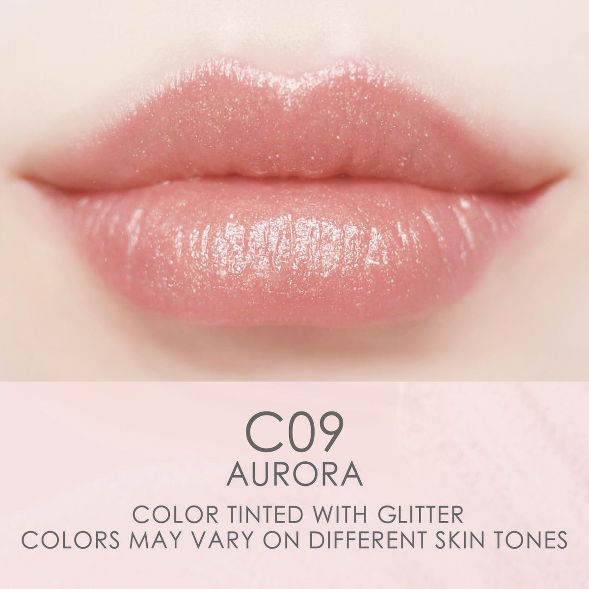 Catkin Aurora open twist stick revealing balm tip for easy application