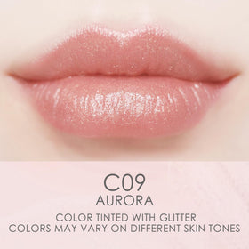 Catkin Aurora open twist stick revealing balm tip for easy application
