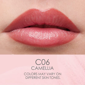 Catkin Camellia open twist detail revealing balm bullet for easy reapplication