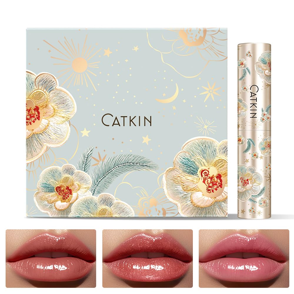 Catkin close-up of balm texture showing smooth jelly surface and easy glide benefit