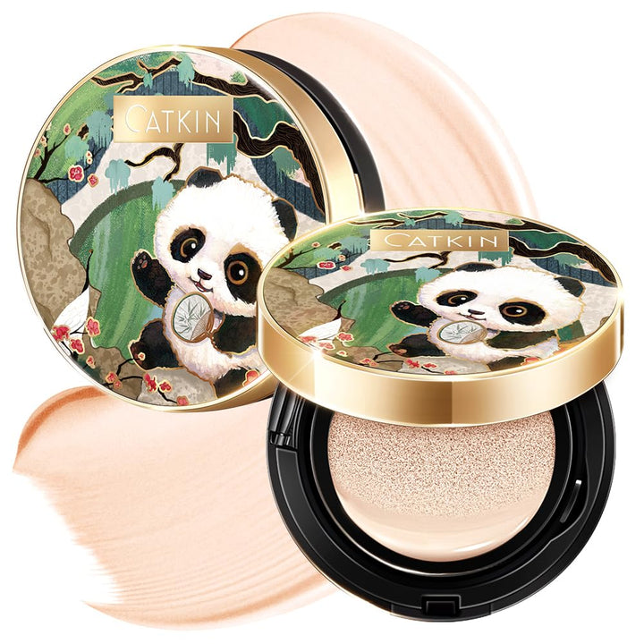 CATKIN compact front view showing panda design and refill convenience