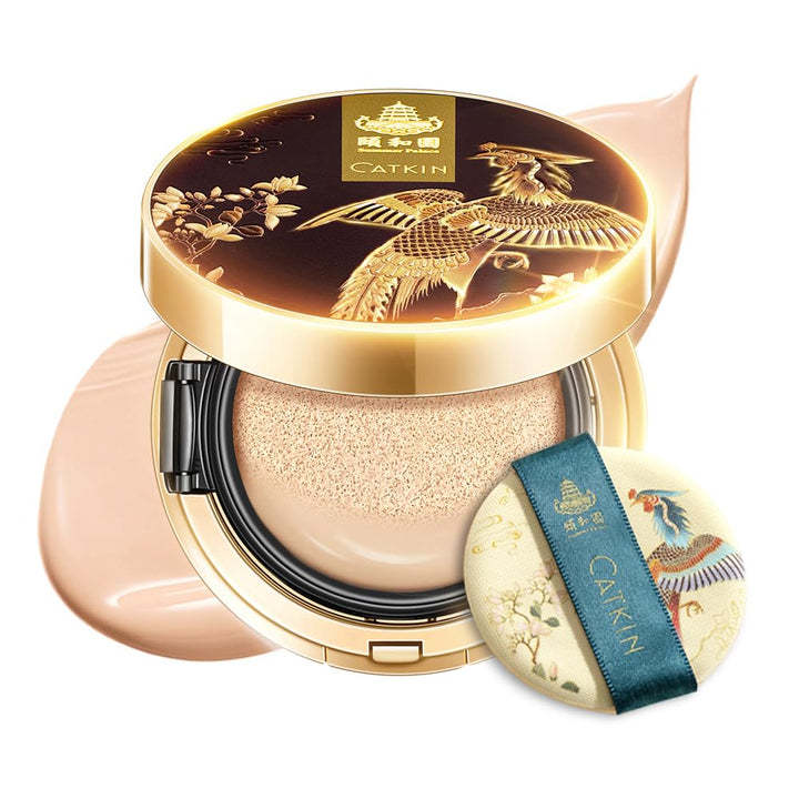Catkin front packaging showing phoenix design and elegant gold detail