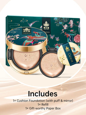 Catkin compact in a handbag for on-the-go application convenience
