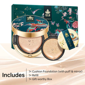 Catkin refill cartridge beside compact highlighting refill included benefit