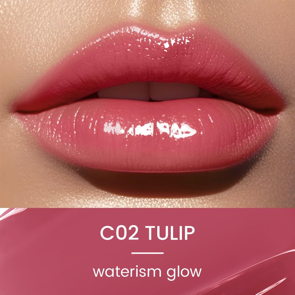Catkin close-up texture of tinted jelly balm highlighting smooth sheen