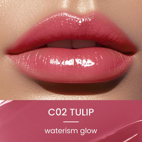 Catkin close-up texture of tinted jelly balm highlighting smooth sheen