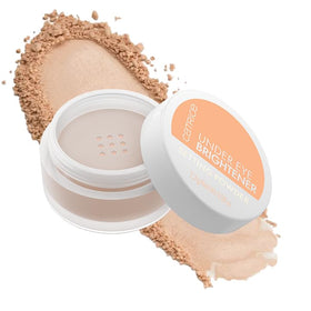 Catrice under-eye application closeup on model demonstrating targeted brightening effect