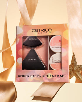 Catrice compact next to coin for size comparison and travel-friendly portability benefit