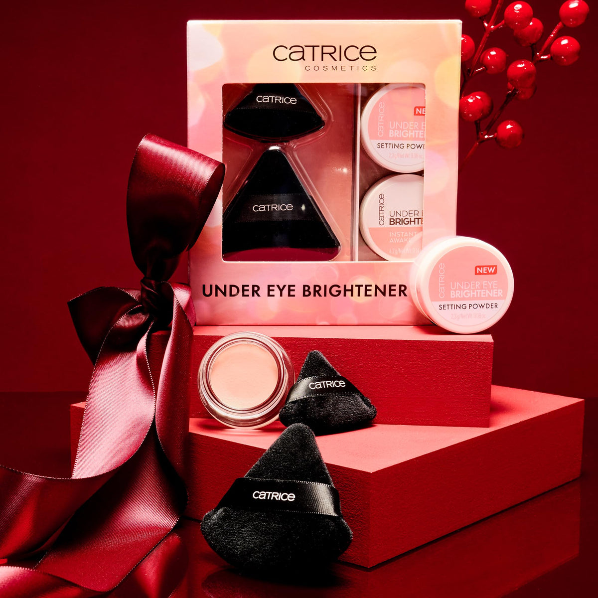 Catrice product label close-up showing ingredient claims and cleaner formulation benefit