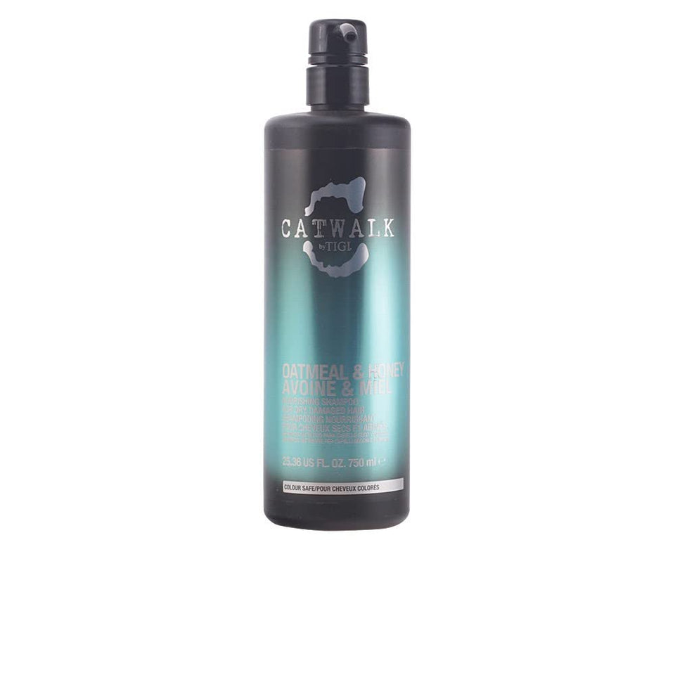 CATWALK by TIGI front bottle view showing nourishing formula and moisturizing benefit