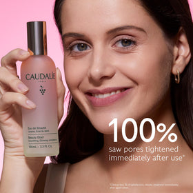 Caudalie ingredients shot with grapes and orange blossom for natural radiance benefit