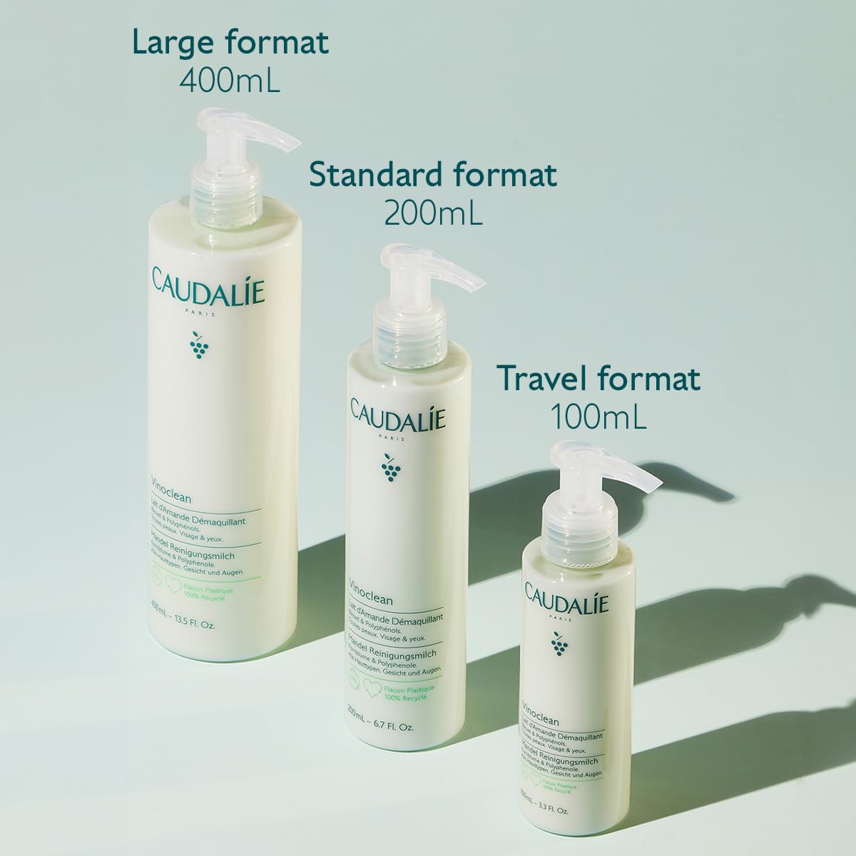 Caudalie in bathroom routine lifestyle showing calming evening cleanse benefit