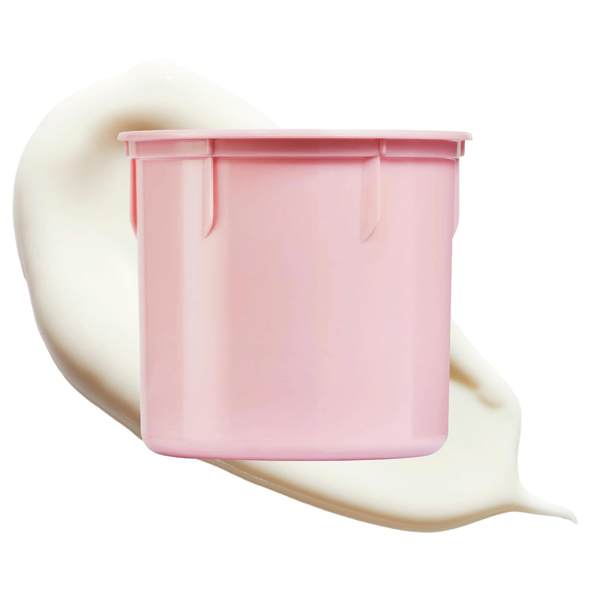 Caudalie front jar showing cream refill design and elegant glass packaging benefit