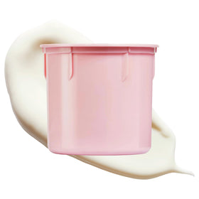 Caudalie front jar showing cream refill design and elegant glass packaging benefit
