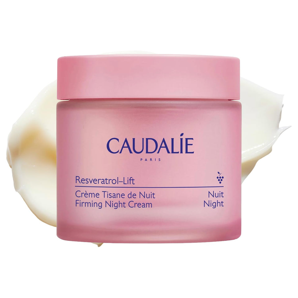 Caudalie front jar showing product label and size with polished glass benefit visible