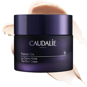 Caudalie front jar view showing sleek packaging and rich formula benefits