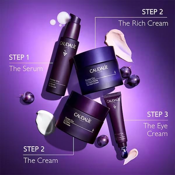 Caudalie refill and jar displayed to highlight eco-friendly refillable benefit