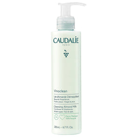 Caudalie front packaging showing Vinoclean almond milk, soothing and nourishing
